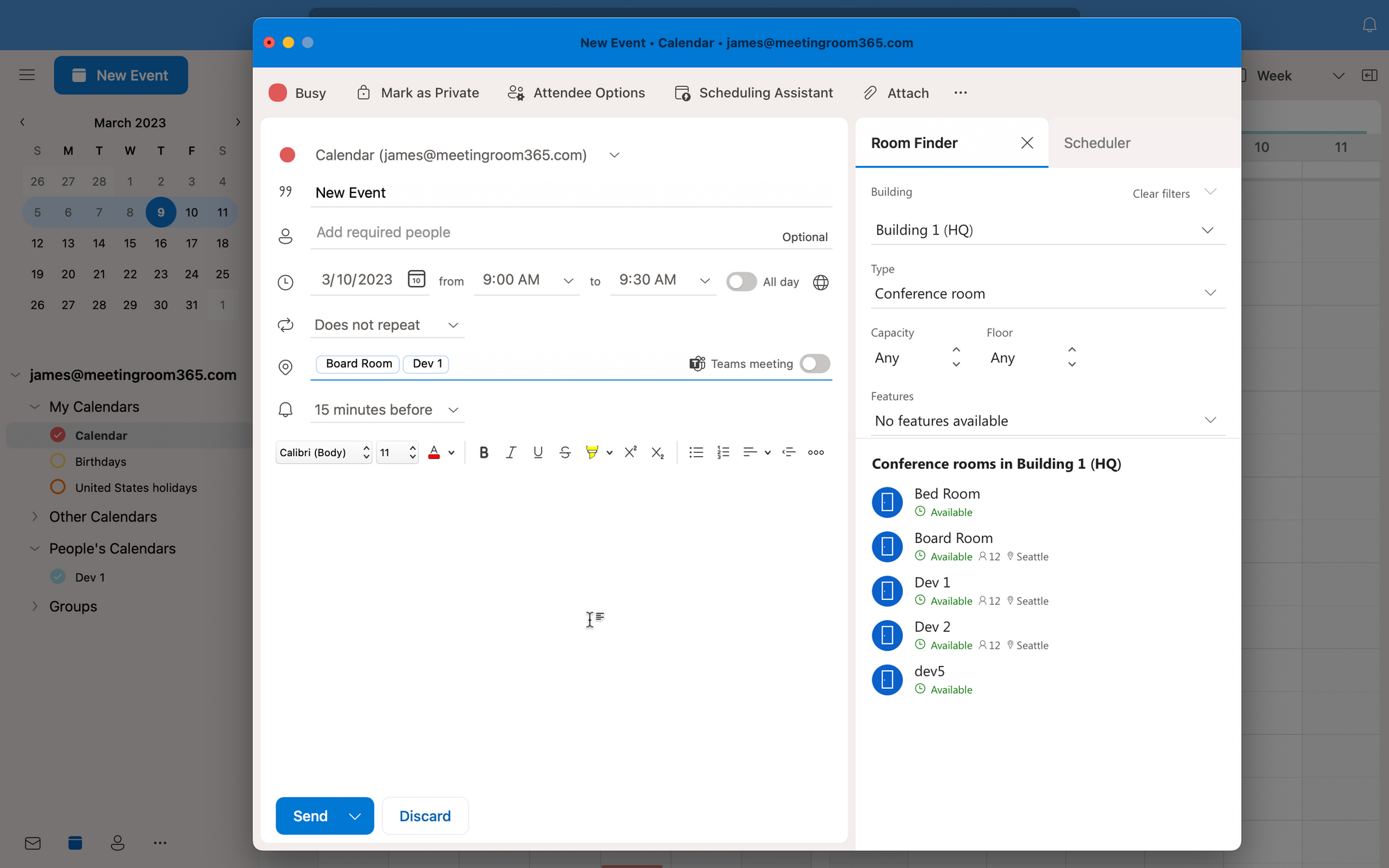 Outlook Room Finder Not Showing Rooms? Here's the Fix