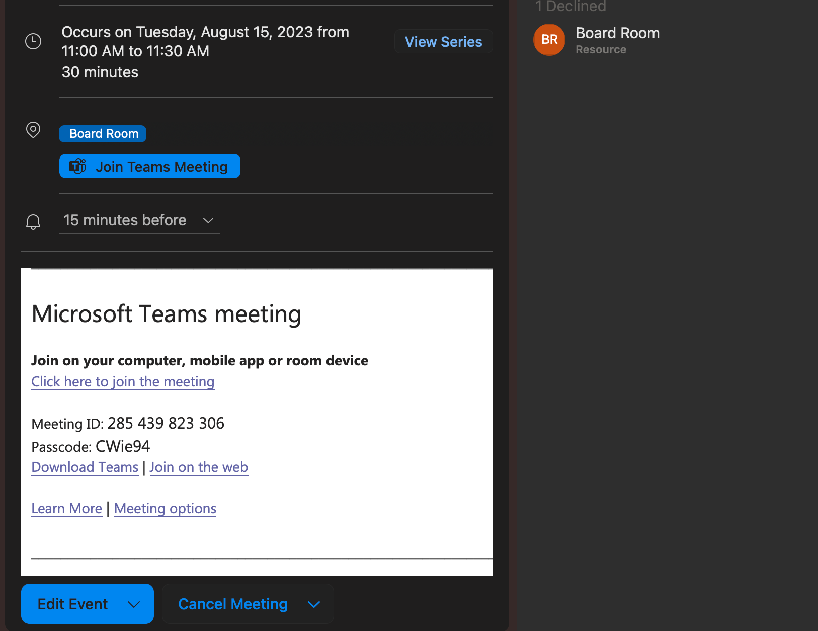 how to add call in number teams meeting