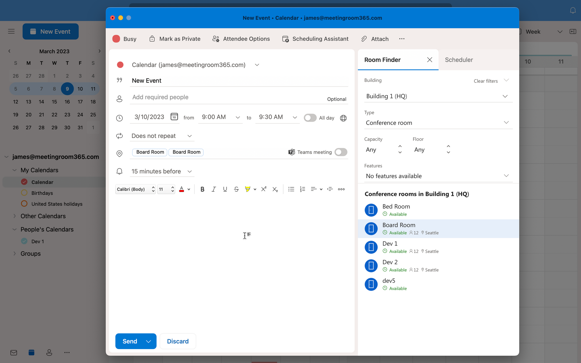 Outlook Room Finder Not Showing Rooms? Here’s the Fix