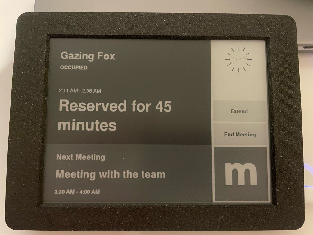 Introducing the E-Ink Meeting Room 365 Display