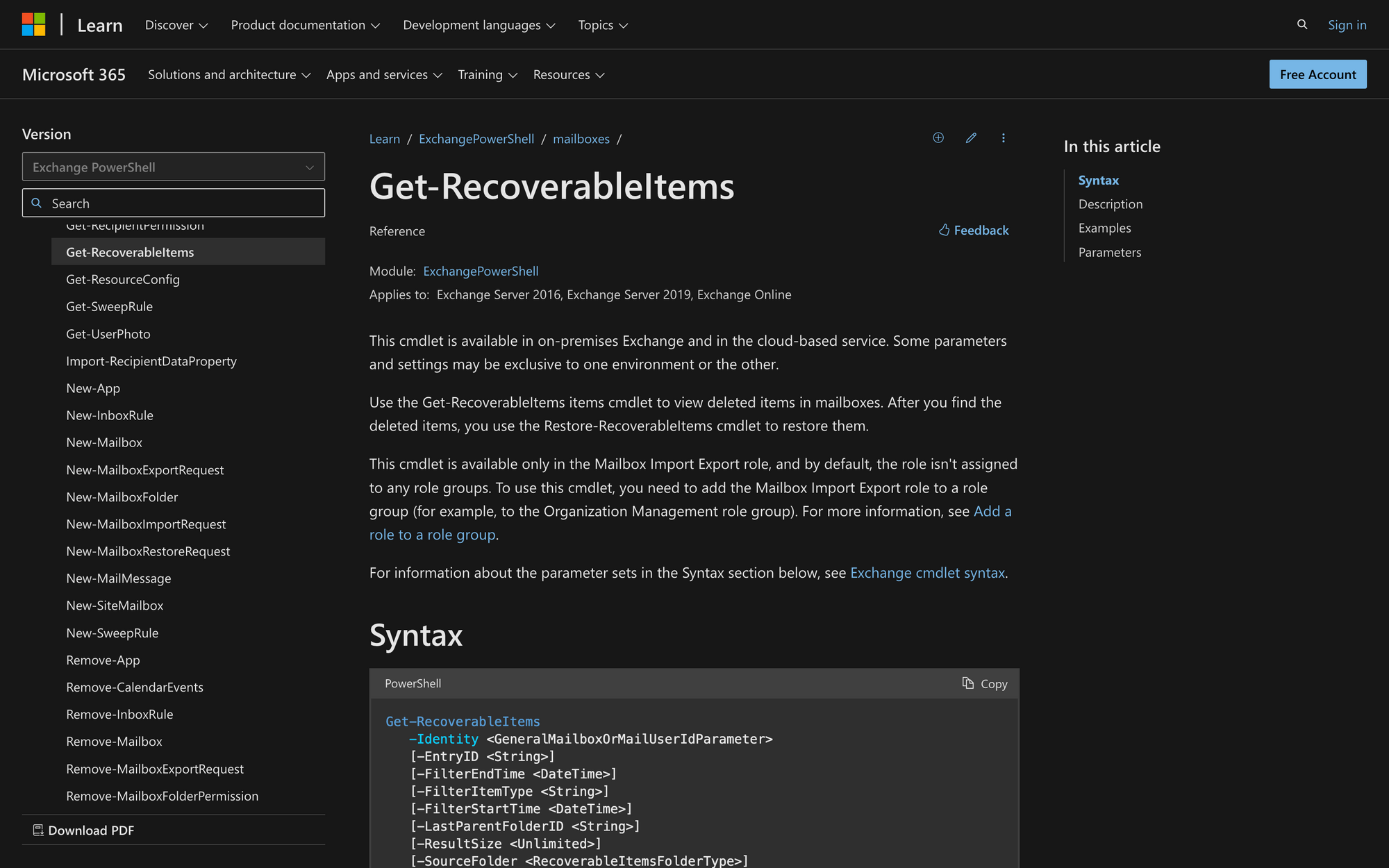 how-to-use-get-recoverableitems-in-powershell