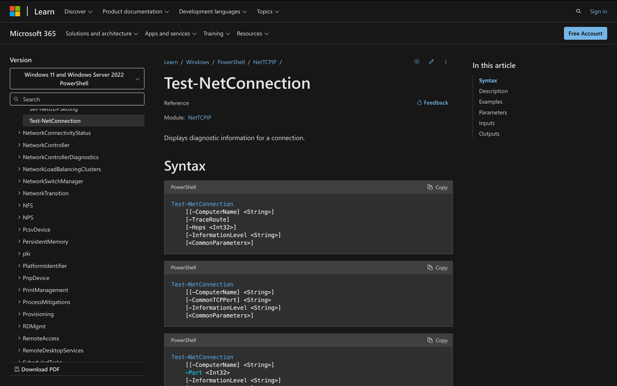 How to Use the Test-NetConnection in Powershell