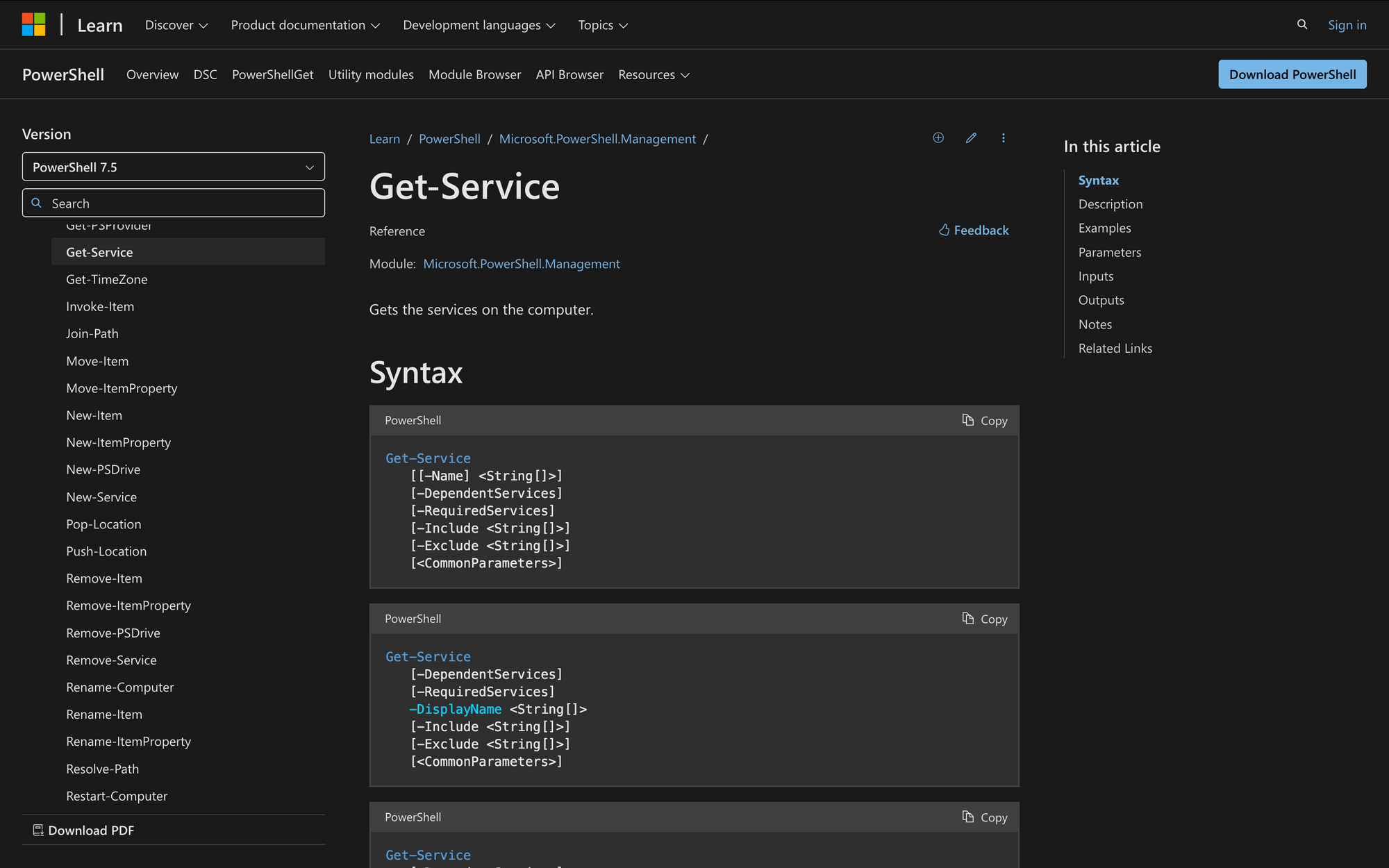 How to Use Get-Service in Powershell