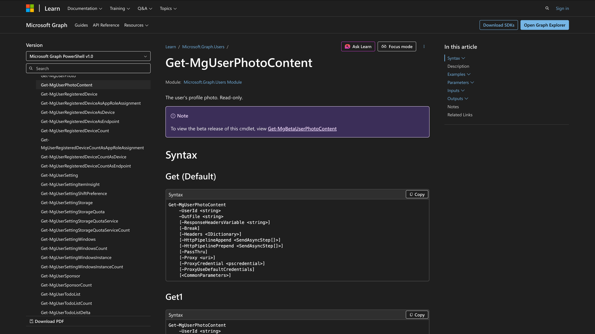 How to Use Get-MgUserPhotoContent in PowerShell