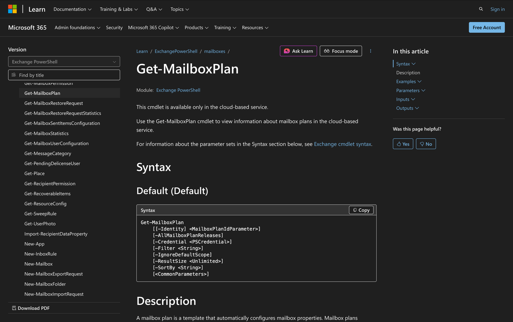 Using Get-MailboxPlan in Powershell: All You Need Know