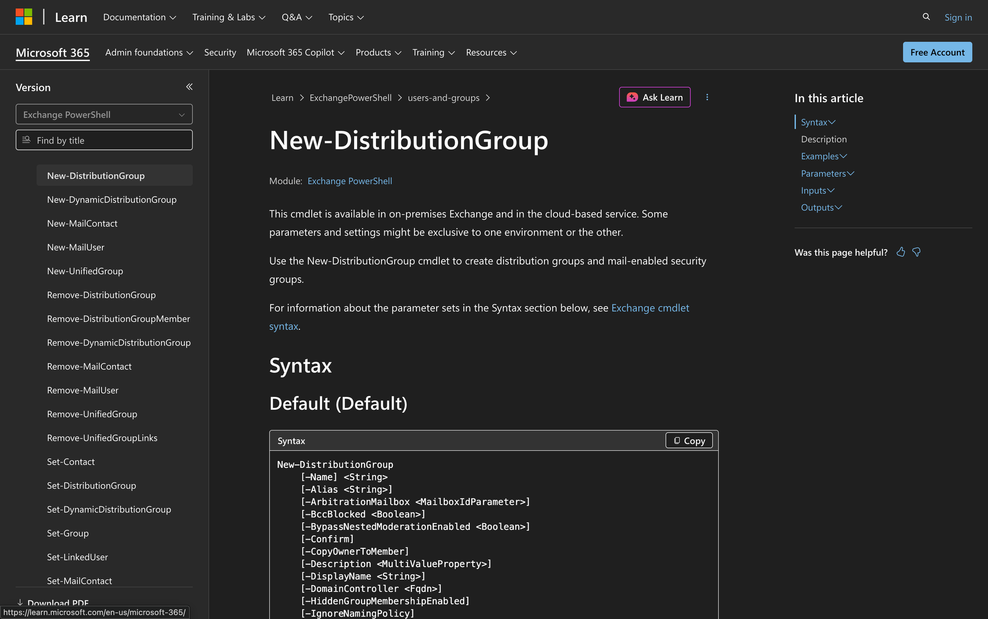 Using New-DistributionGroup in Powershell: All You Need to Know