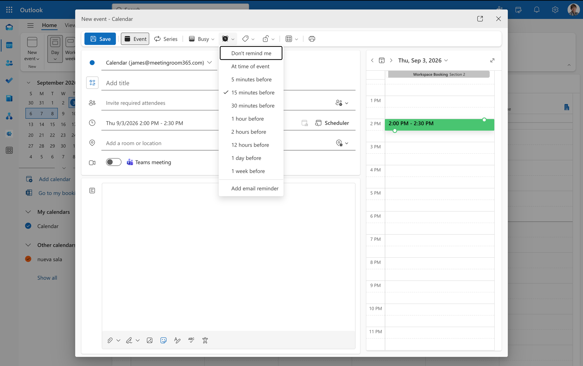How to Configure Outlook Calendar Reminders with PowerShell