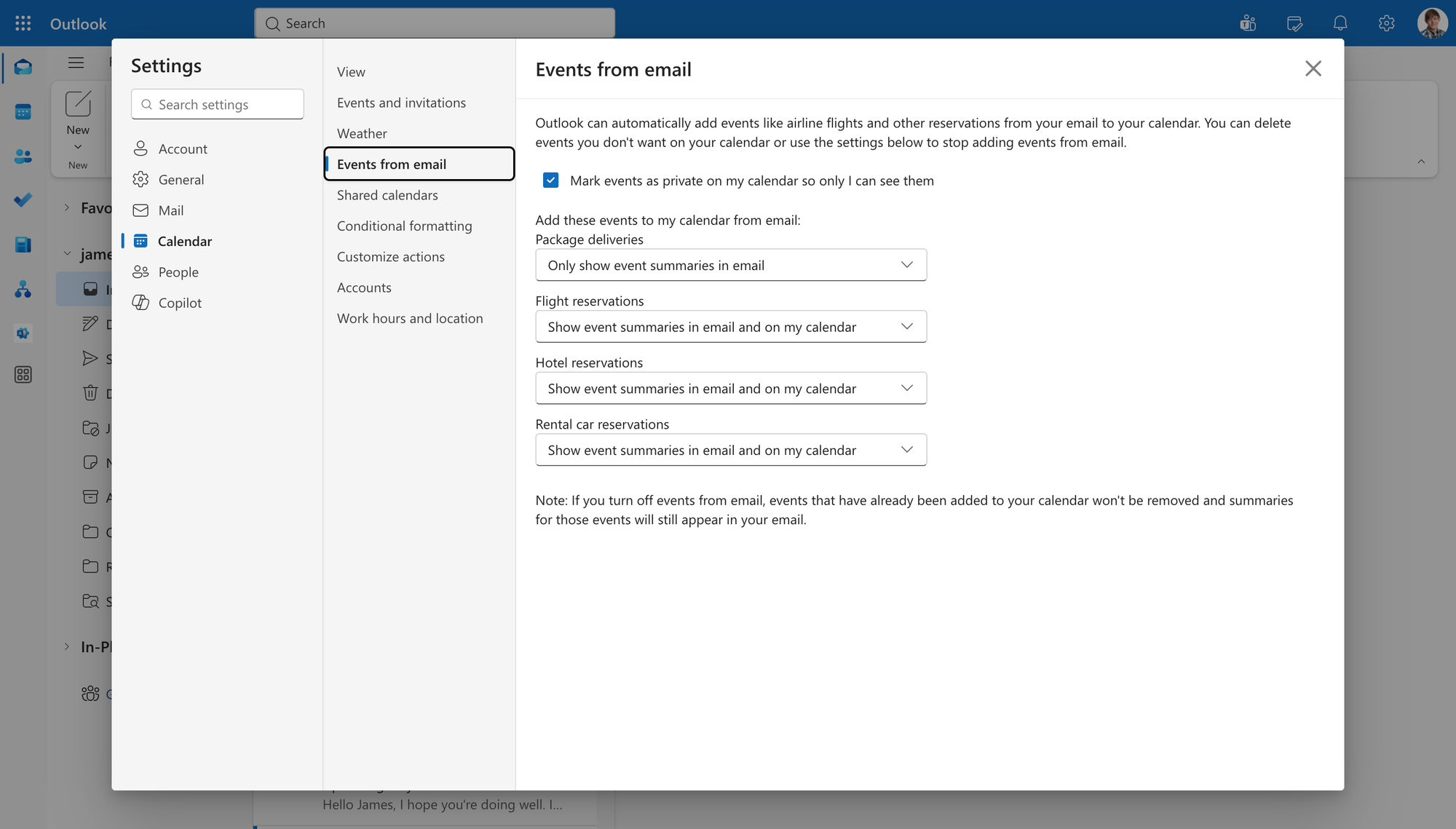 How to Manage Events from Email in Exchange Online PowerShell
