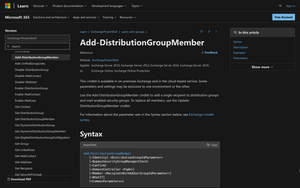 powershell add member to distribution group