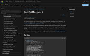 Using get-EXORecipient in Powershell