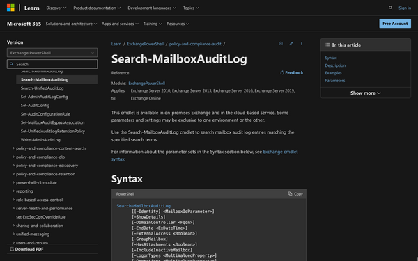 Search-mailboxauditlog in Powershell: All You Need to Know