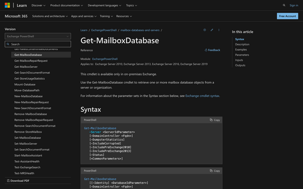 How to Use Get-MailboxDatabase in PowerShell