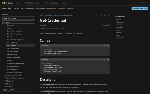 How to Use PowerShell's Get-Credential for Secure Authentication