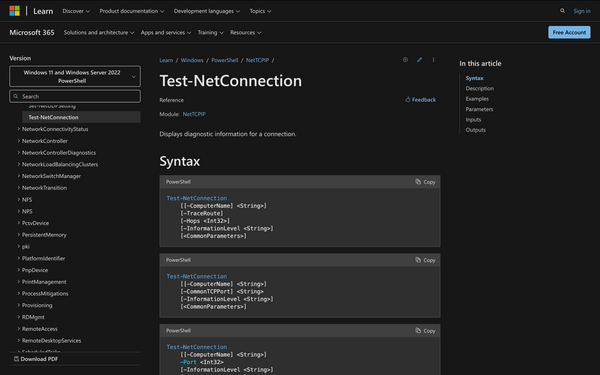 How to Use the Test-NetConnection in Powershell