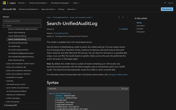 Using Search-UnifiedAuditLog in Powershell: All You Need To Know