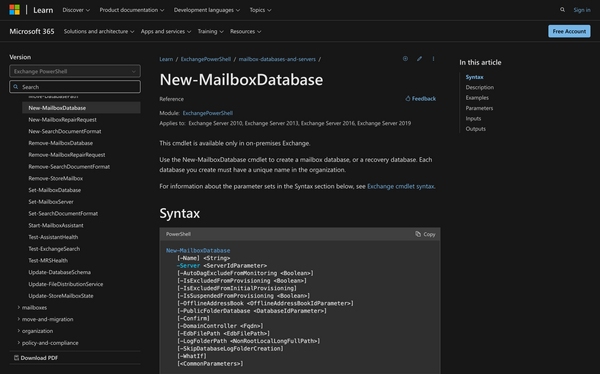 Using New-MailboxDatabase in Powershell: All You Need To Know