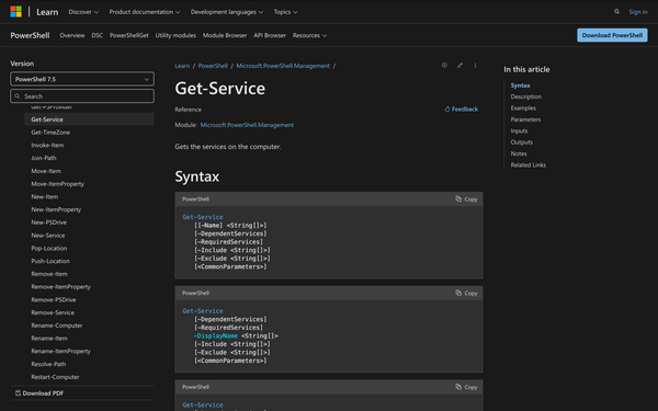 How to Use Get-Service in Powershell
