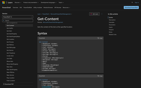 How to Use Get-Content in Powershell