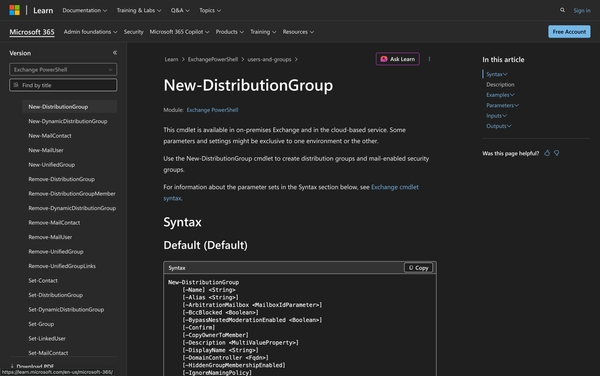 Using New-DistributionGroup in Powershell: All You Need to Know