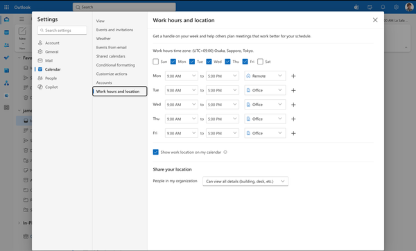 How to Configure Outlook Working Hours with Powershell